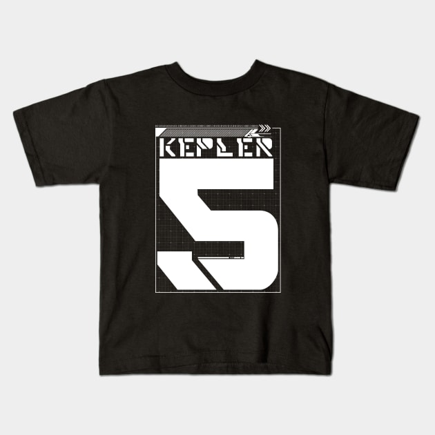 Kepler 5 Kids T-Shirt by Kiboune